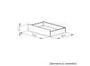 Tiroir de rangement lit OSCAR 140x190 - Dimensions