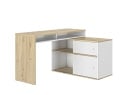 Bureau modulable ERIK Blanc/Chêne - 6