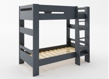 Lit superposé 90x190 LUKA Ardoise - 3