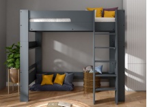 Lit mezzanine 90x190 LUKA Ardoise - 2
