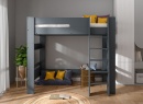 Lit mezzanine 90x190 LUKA Ardoise - 3
