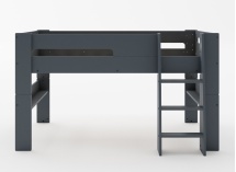 Lit mi-hauteur 90x190 LUKA Ardoise - 5