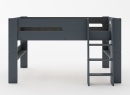 Lit mi-hauteur 90x190 LUKA Ardoise - 5