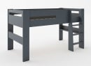 Lit mi-hauteur 90x190 LUKA Ardoise - 4
