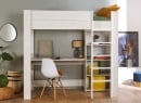 Lit mezzanine bureau et rangement 90x190 JACOB - 1