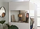 Lit mezzanine bureau et rangement 90x190 JACOB - 3