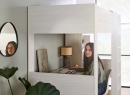 Lit mezzanine bureau et rangement 90x190 JACOB - 3