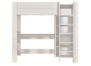 Lit mezzanine bureau et rangement 90x190 JACOB - 8
