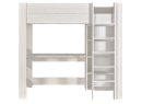Lit mezzanine bureau et rangement 90x190 JACOB - 8