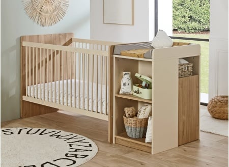 Lit bébé combiné évolutif 70x140 ANTON - 1