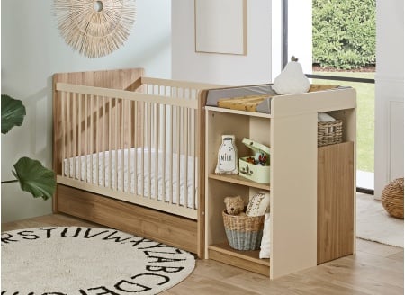 Lit bébé combiné évolutif 70x140 ANTON - 2