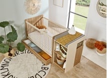 Lit bébé combiné évolutif 70x140 ANTON - 4