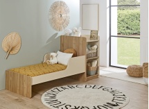 Lit enfant 70x140 ANTON Bois/Sable - 1