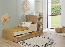 Lit enfant 70x140 ANTON Bois/Sable - 2