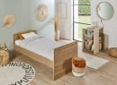 Lit enfant 90x190 ANTON Bois/Sable - 1