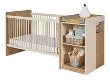 Lit bébé combiné évolutif 70x140 ANTON - 5