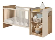 Lit bébé combiné évolutif 70x140 ANTON - 5
