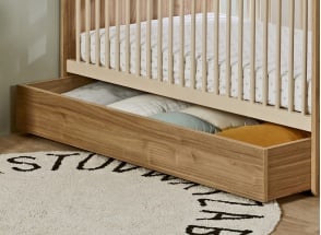 Storage drawer for ANTON convertible baby bed