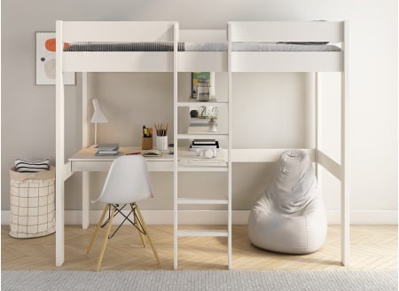 Lit mezzanine avec bureau CALVI - 4