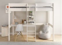 Lit mezzanine avec bureau CALVI - 4