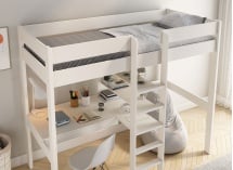 Lit mezzanine avec bureau CALVI - 5