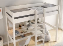 Lit mezzanine avec bureau CALVI - 6