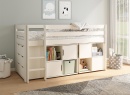 Lit mi-hauteur bureau et rangement 90x200 JADE - 2