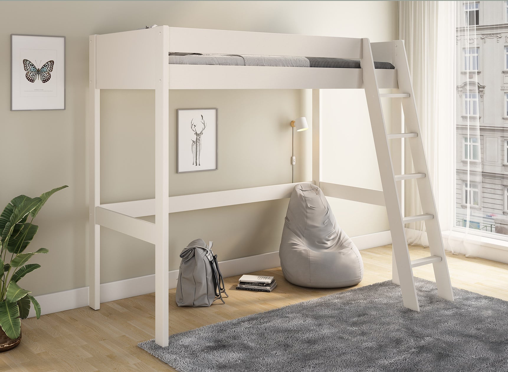 Cama alta: ¿qué altura de techo? | Nateo Concept, image size:1722x1262