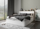 Lit coffre 160x200 avec tête de lit BASTIA - 1