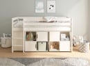 Lit mi-hauteur bureau et rangement 90x200 JADE - 3