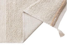 Tapis rectangulaire en coton naturel BLOOM - 4