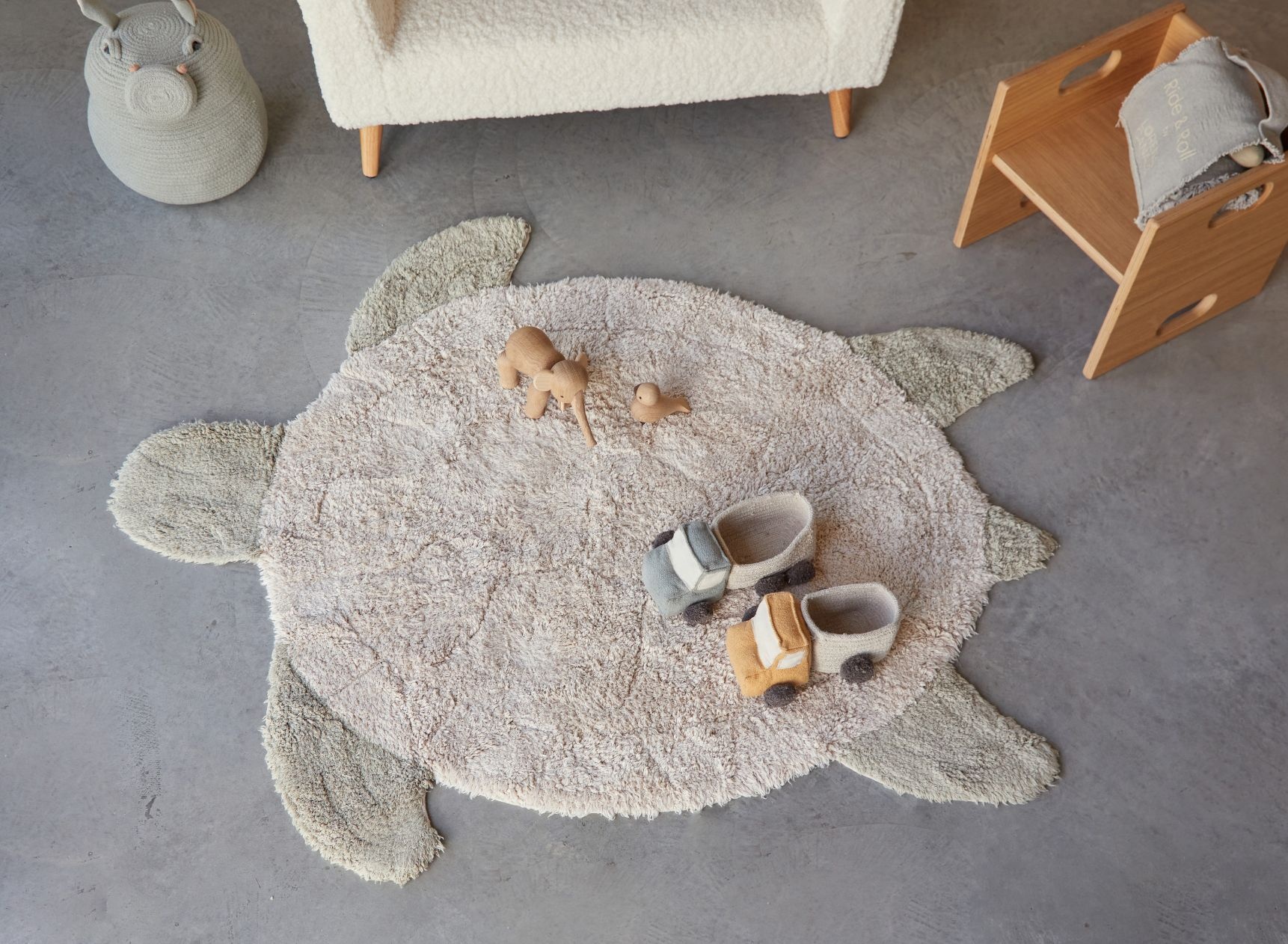 Tapis en coton tortue SEA TURTLE - 1