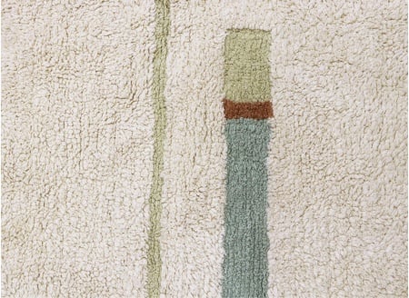 Tapis en coton VINTAGE BLUE - 2