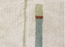 Tapis en coton VINTAGE BLUE - 2