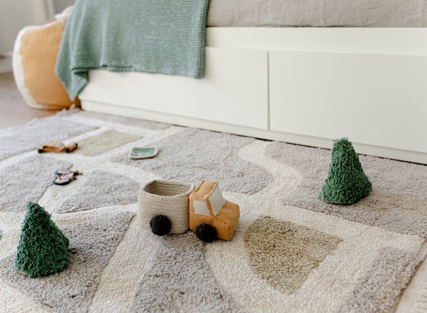 Eco-City cotton rug - Create a playful and creative city