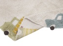 Tapis enfant rond en coton naturel WHEELS - 6