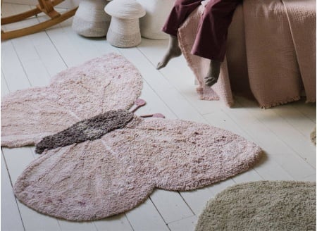 Tapis enfant en coton papillon BABY BUTTERFLY - 2