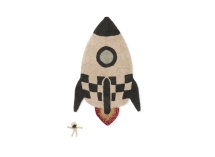 Tapis enfant en coton fusée ROCKET - 5