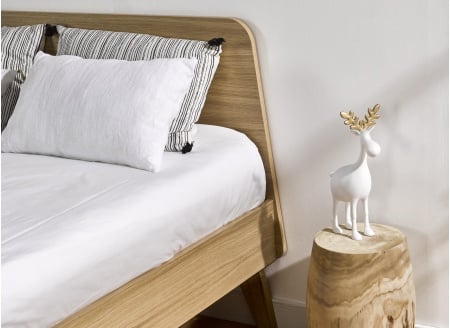 Lit double 140x200 en Chêne LOKI Nateo Concept - 2