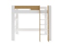 Lit mezzanine 90x190 LUKA Blanc & Chêne - 5