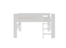 Lit mi-hauteur 90x190 LUKA Blanc - 5