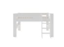 Lit mi-hauteur 90x190 LUKA Blanc - 5