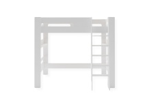 Lit mezzanine 90x190 LUKA - Blanc -5
