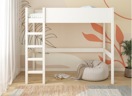 Lit mezzanine 90x200 JUNE Blanc - 2