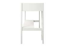 Lit mezzanine 90x200 avec bureau JUNE Blanc - 5