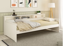 Lit enfant avec rangement 90x200 OLIVER Blanc - 1