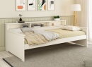 Lit enfant avec rangement 90x200 OLIVER Blanc - 1