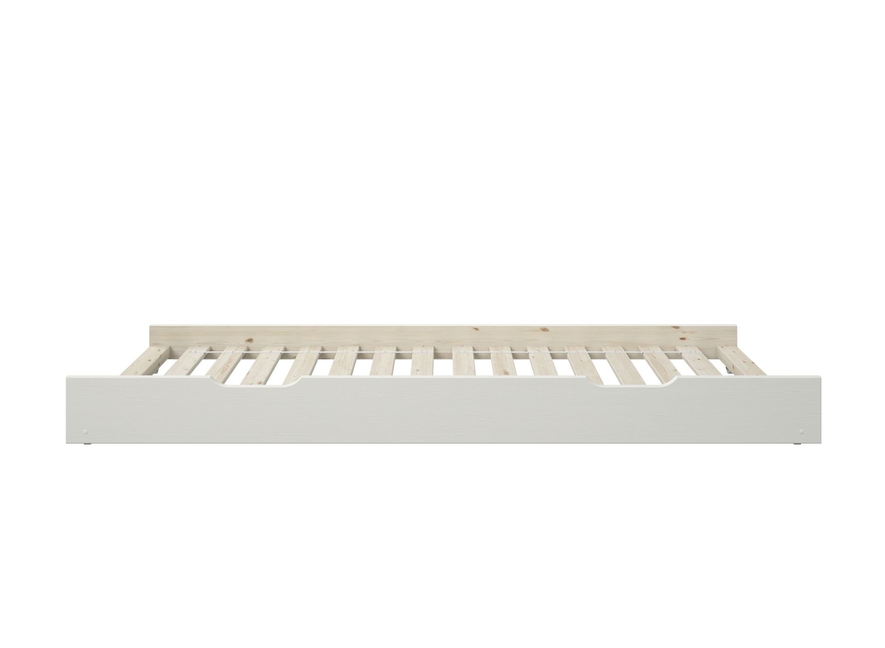 Tiroir gigogne 90x200 URBAN Blanc - 1