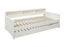 Lit gigogne avec rangement 90x200 OLIVER Blanc - 3