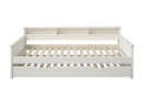 Lit gigogne avec rangement 90x200 OLIVER Blanc - 4